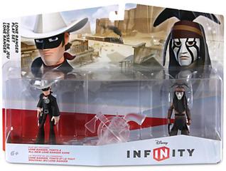PLAY SET DISNEY INFINITY LLANERO SOLITARIO+2 FIGUR